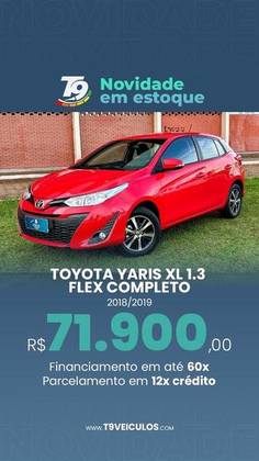 TOYOTA YARIS 1.3 16V FLEX XL MANUAL